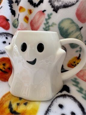 White Ghost Ceramic Mug candle- Cute Halloween Home Art candle from Target